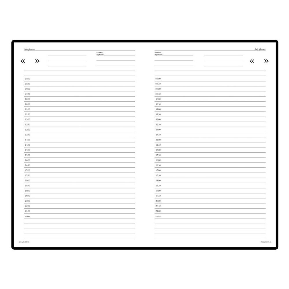 Ежедневник недатированный Альт А5, 128 л, обложка твёрдая, Цветы