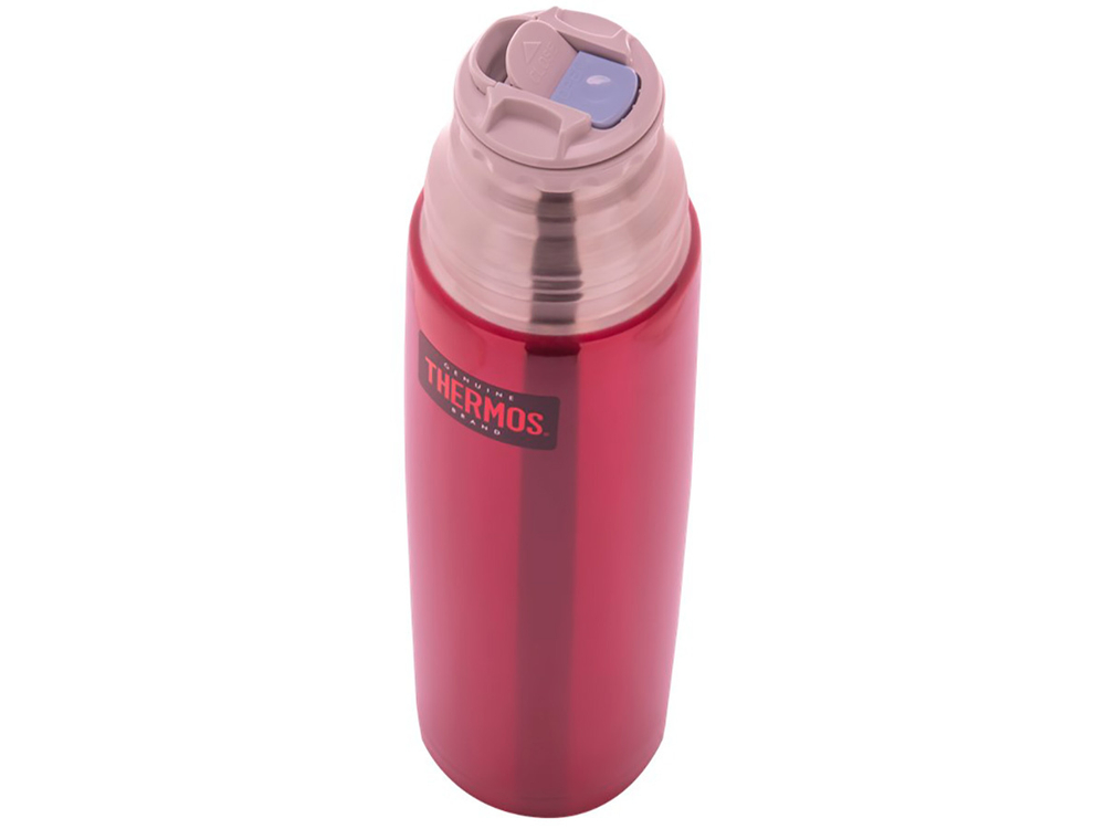 Термос для напитков THERMOS FBB-500 Red 0.5L, нержавеющая сталь, клапан, крышка-чашка, красный