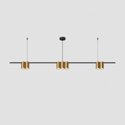 Подвесной светильник Denkirs Orbit DK4063-BK+SG