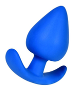 Синяя коническая пробочка из силикона - 11,5 см.