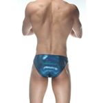 Мужские трусы слипы синие с блестками Don Moris DM102101