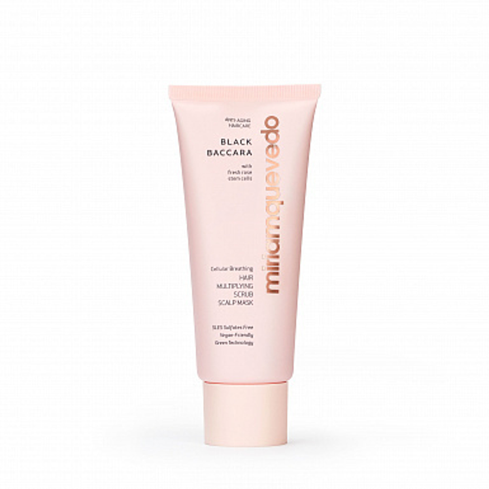 MIRIAMQUEVEDO Black Baccara Cellular Breathing Hair Multiplying Scrub Mask   NEW