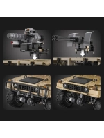 Конструктор CADA военный автомобиль HumVee 1:8 C61036W