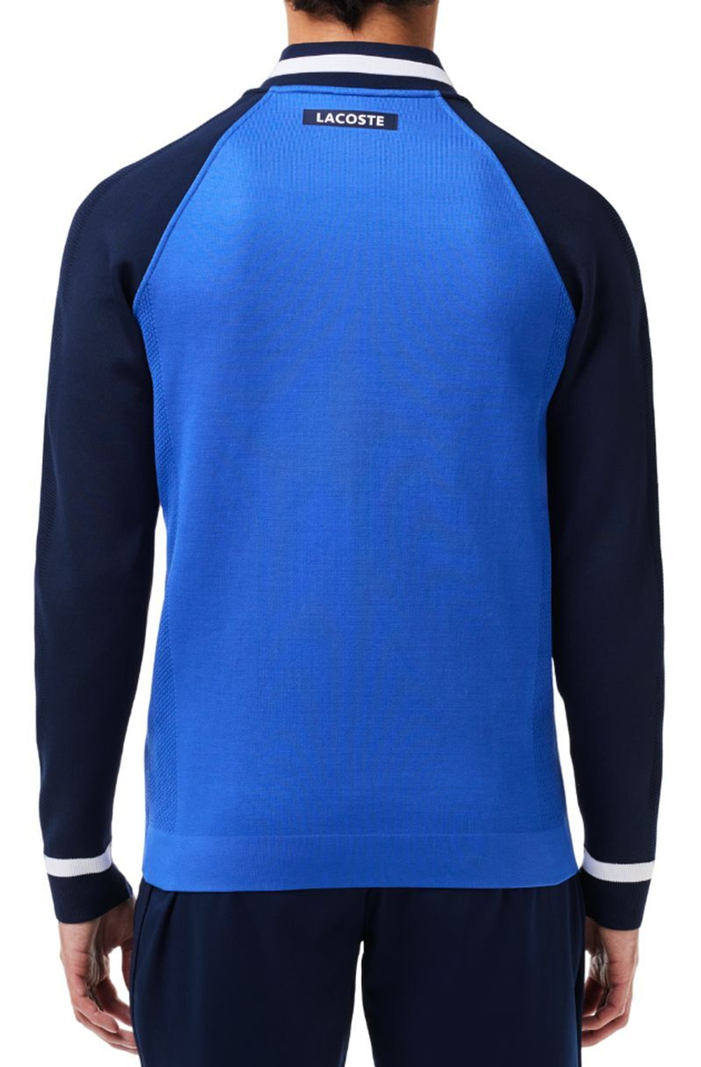 Мужская теннисная кофта Lacoste Tennis x Daniil Medvedev Sportsuit Ultra-Dry Jacket - небесный