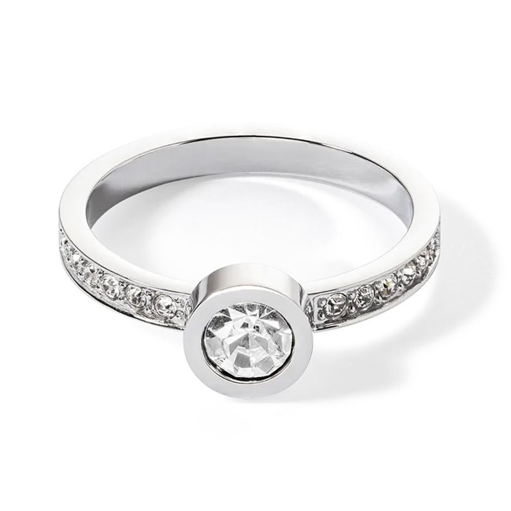 Кольцо Coeur de Lion Crystal-Silver 17.2 мм 0228/40-1817 54
