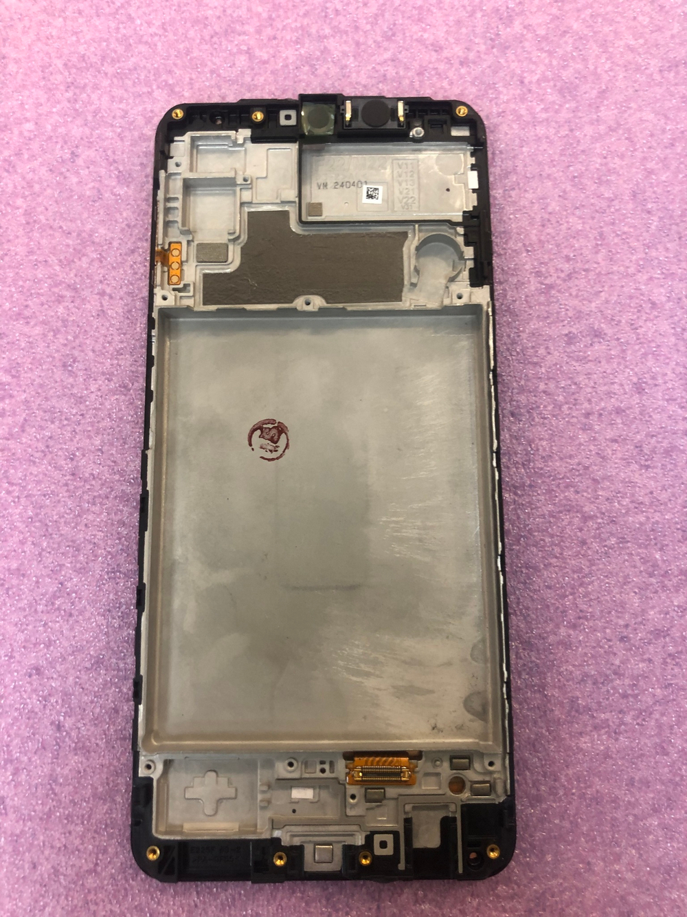 Дисплей в сборе с тачскрином и рамкой для Samsung M225 Galaxy M22 Оригинал