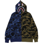 A Bathing Ape Bathing Ape Sweatshirts Camouflage Cotton Moderate No Fleece Lined Zip Closure 1m30 115 005