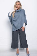 Брюки кюлоты Жаклин (серые) Б10995 LT Collection (Акция)