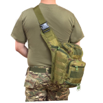 Тактическая мужская сумка через плечо 9 л