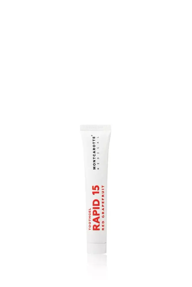 Montcarotte Rapid 15 Red Grapefruit Toothgel Intense Treatment for irritated gums зубная гель-паста &quot;Красный грейпфрут 50 ml&quot;