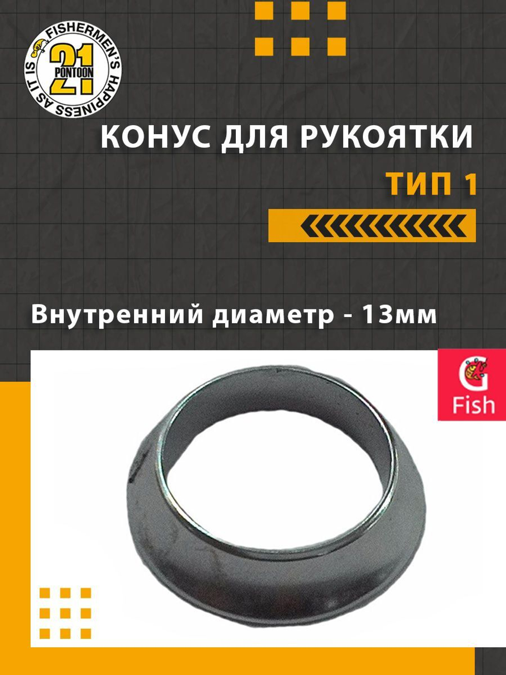 Конус для рукоятки , тип 1, внутренний диаметр 6.0 мм