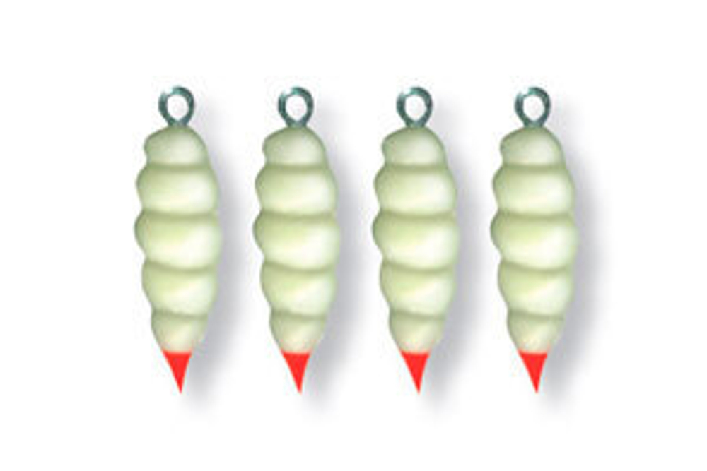 Мормышки фосфорные №37-LB "Витая", 100 шт