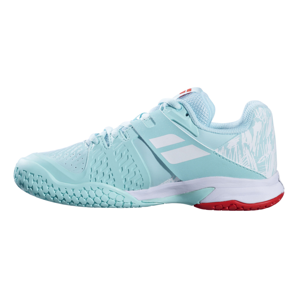 Детские теннисные кроссовки Babolat Propulse All Court Shoe Kids - Mint, White