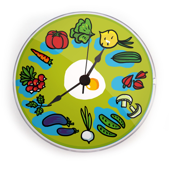 Часы на магните "Что на обед?"