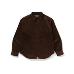A Bathing Ape One Point Corduroy L S Shirt