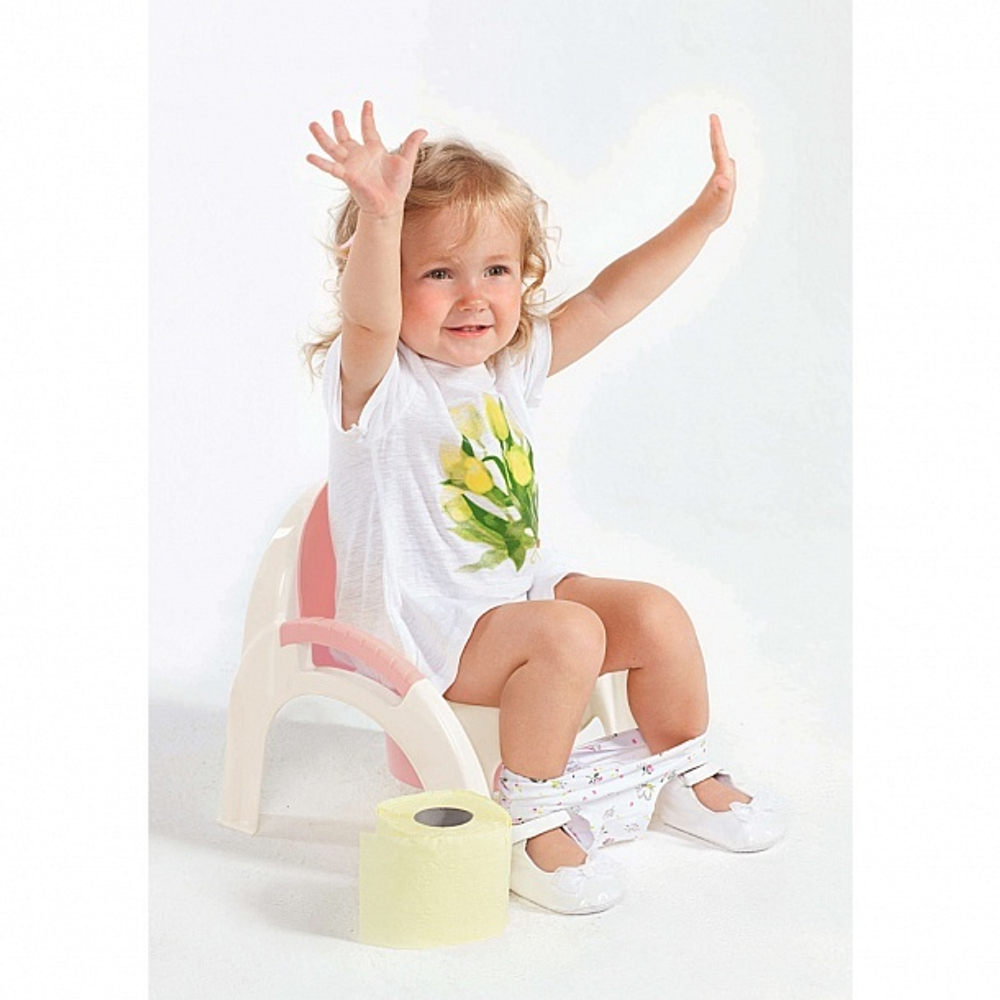 Горшок-стульчик Пластишка светло-розовый Арт. 431326733