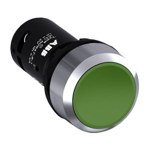 Кнопка плоская COS1SFA619100R3012 CP1-30G-10 ABB без фиксации.1НО. зеленая 303659.1124