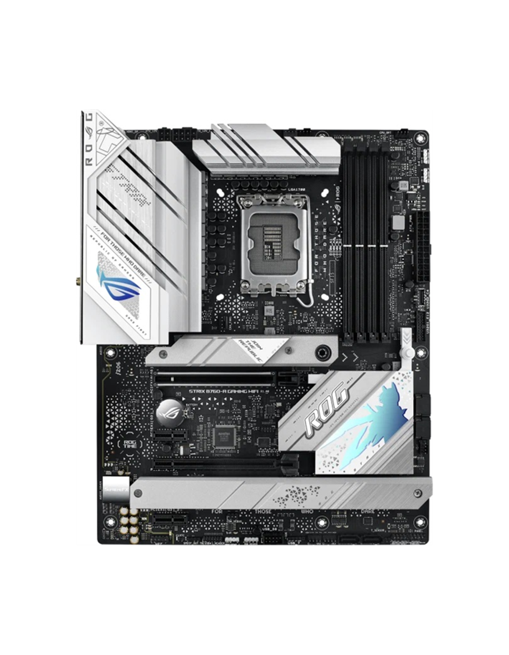 Материнская плата ASUS ROG STRIX B760-A GAMING WIFI, LGA1700, B760, 4*DDR5, 4*SATA, 3*M.2, 9*USB 3.2, 4*USB 2.0, Type-C, 2*PCIx16, 2*PCIx1, DP+HDMI, ATX; 90MB1EP0-M0EAY0
