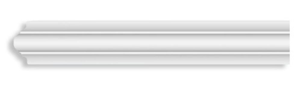 Молдинг гладкий Decomaster 97010F гибкий 40х18х2400мм