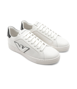 Кожаные кроссовки Emporio Armani - белый(X4X598 XN633)