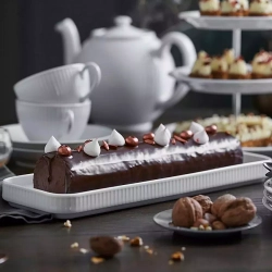 Блюдо сервировочное 24х12см Pillivuyt Plisse-Toulouse белое