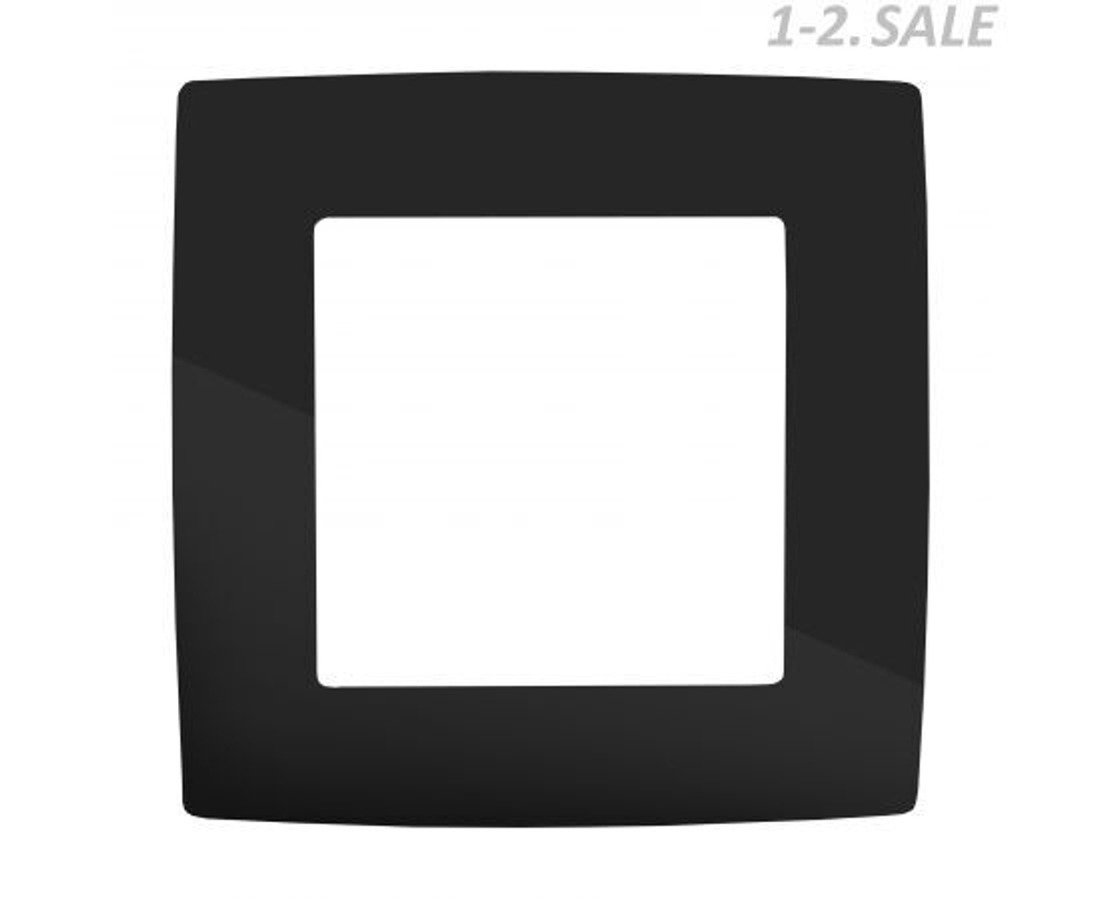 ЭРА Эра12 Черный Рамка 1-местная 12-5001-06 Б0014746 - 10 шт