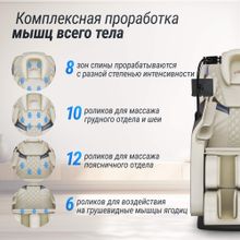 Массажное кресло UNIX Амелия / Amelia бежевый