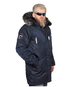 Куртка мужская зимняя Apolloget Expedition (т.синий - R.Blue/Gun Metal)