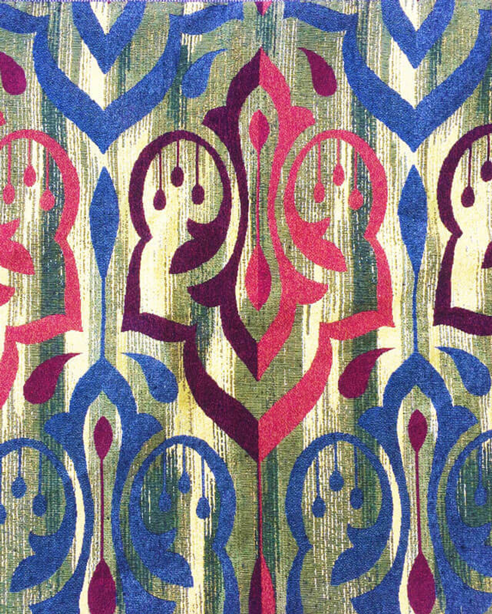 Гобелен в восточным орнаментом Икат ширина 140 см