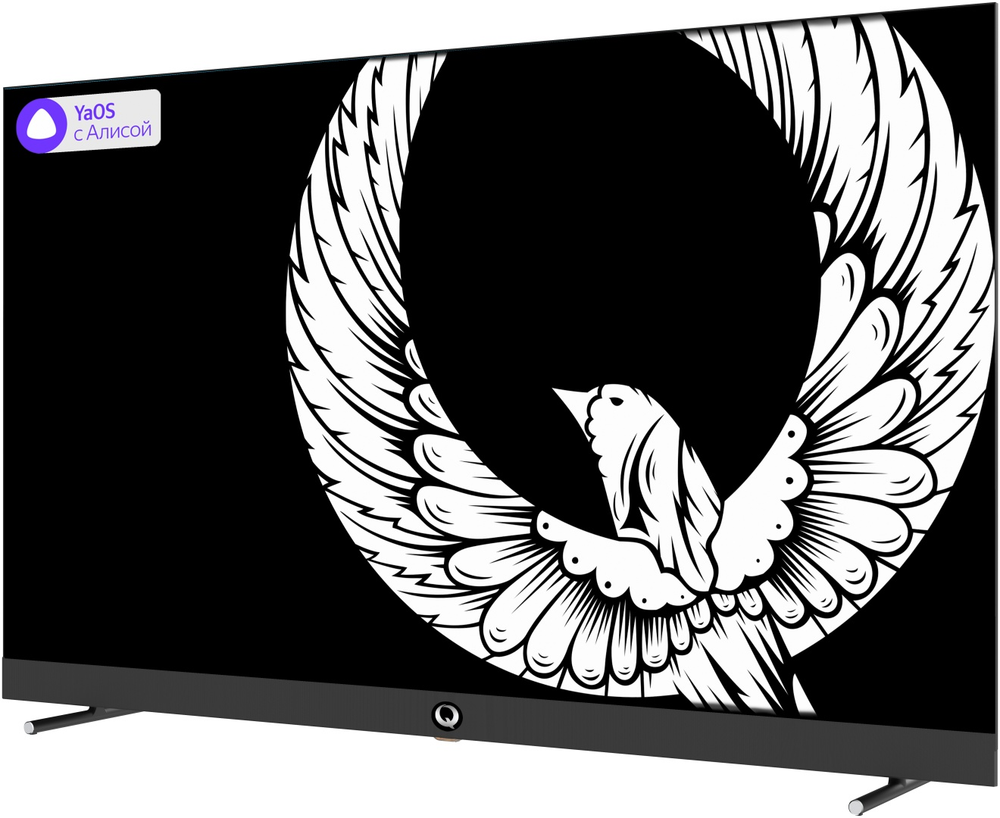 Телевизор Qwatt Q55YKS-MB 140 см черный