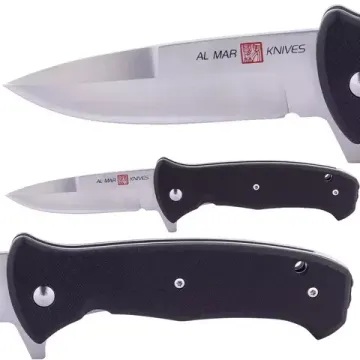 Складной нож Al Mar Mini S.E.R.E. AL/AMK2200 c клинком из стали D2, рукоять G10