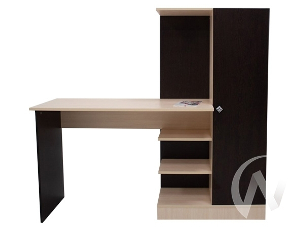 Стол компьютерный Квартет-6 (венге/дуб молочный)