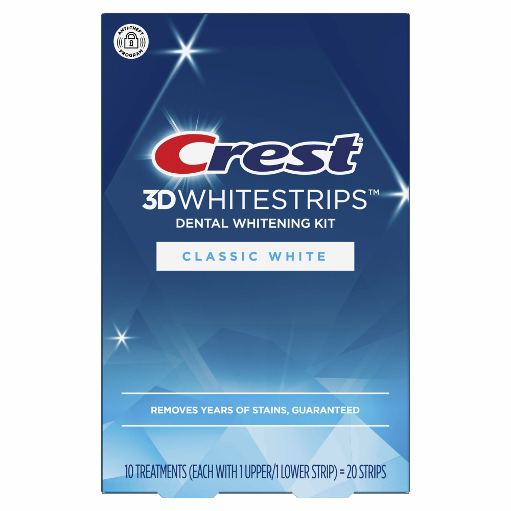 Отбеливающие полоски для зубов Crest 3D Whitestrips Classic White