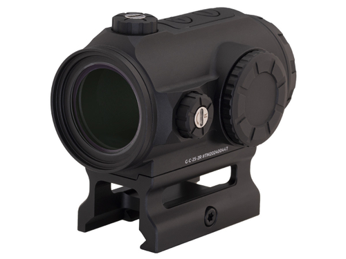 Коллиматорный прицел Gaut Tourmaline 1x25, закрытый, точка 2 МOA красная, Weaver (G-C-25-2R)