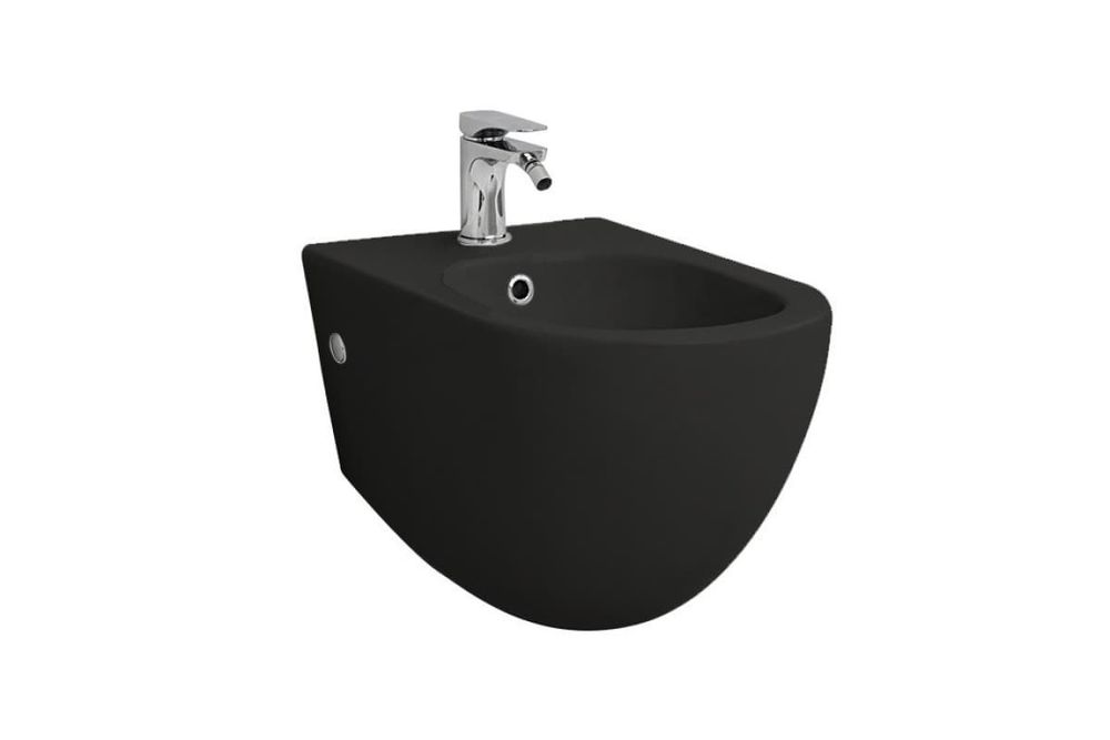 Avenfis MatteBlack Биде подвесное (с креплениями), черное