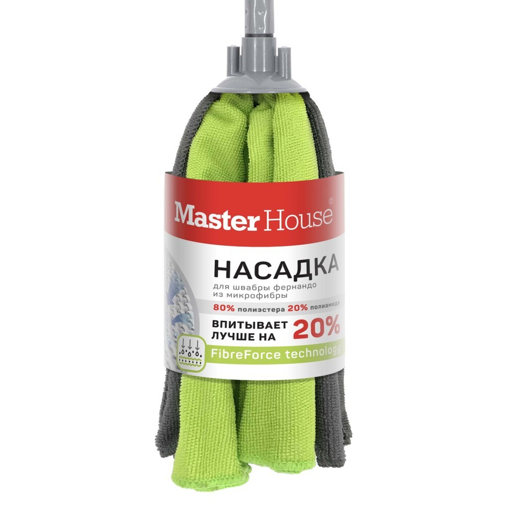 Насадка д/швабры Master House Фернандо 30х14х10см микрофибра