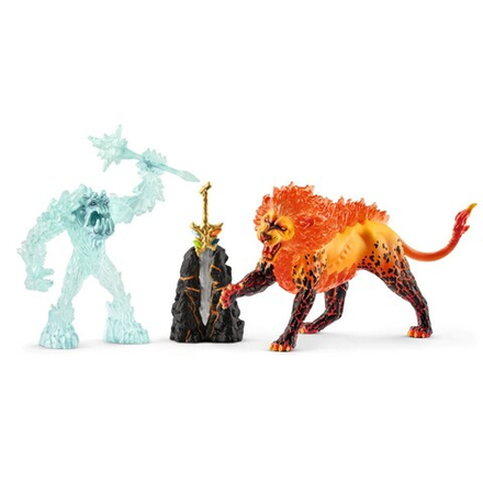 Schleich - Эльдрадор Супероружие Бой Ледяного Монстра против Огненного Льва 42455 / артикул   42455  / GTIN 4055744021015