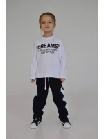 Черно-белый спортивный костюм для девочки