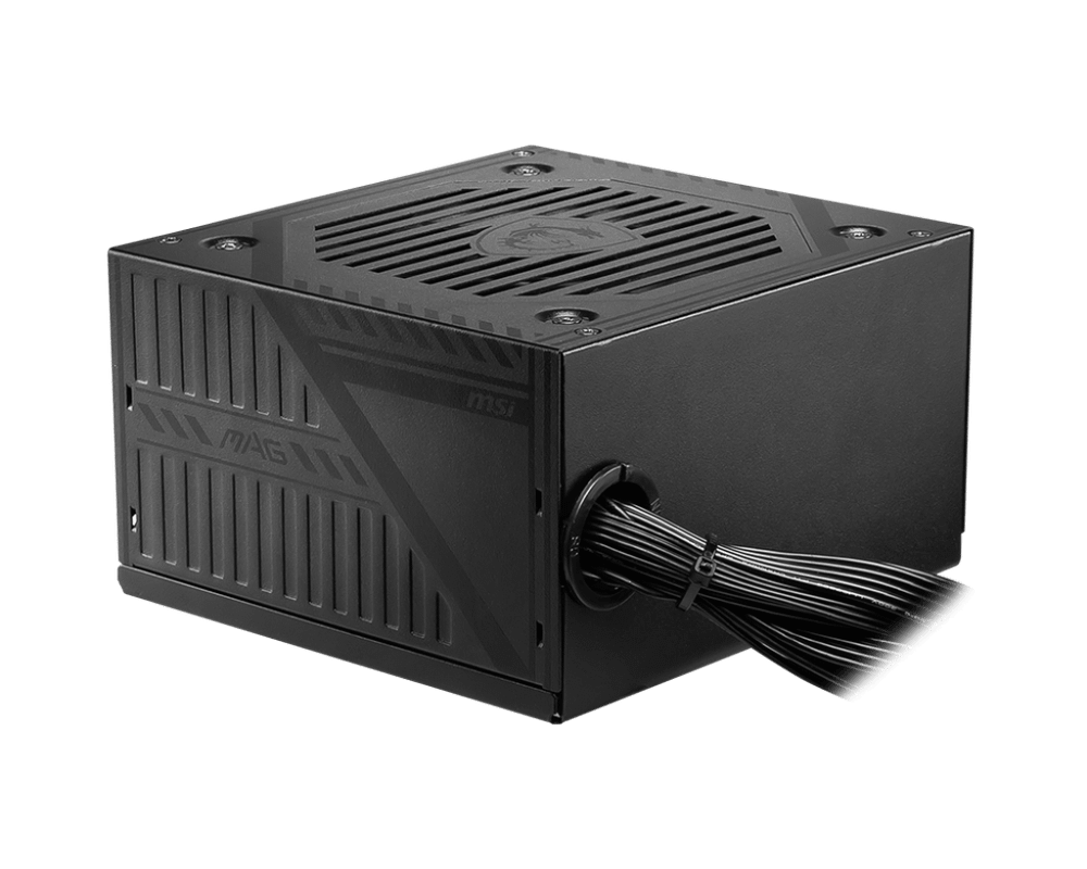 Блок питания MSI  550W, MAG A550BNL, Non Modular, ATX, 80+ BRONZE, КПД >85%, Fan 120mm, Черный