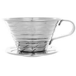 Воронка Tiamo Kalita Wave для заваривания дрип-кофе, металлическая