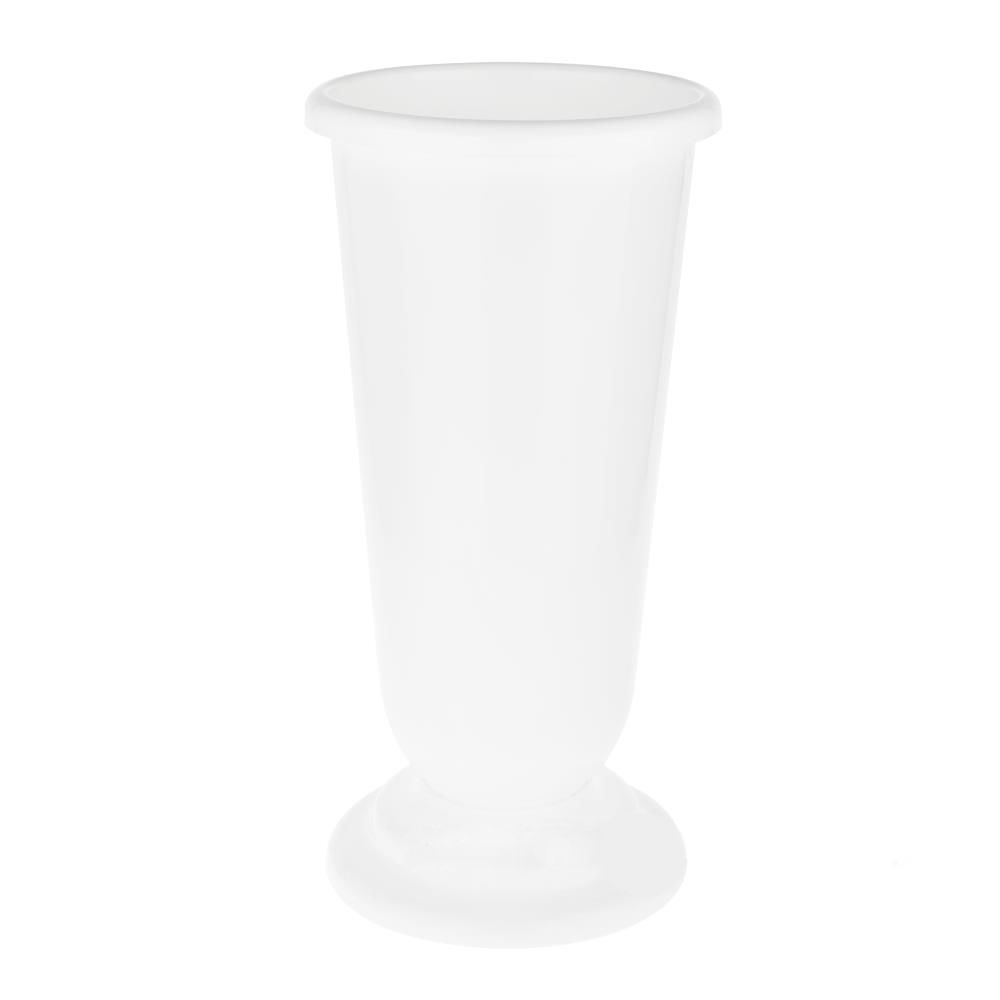 Вазон гладкий (пластик) D21,5xH51см (Белый)