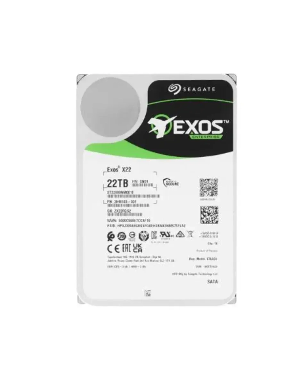 3.5" 22 ТБ Жетский диск Exos X22 ST20000NM007D