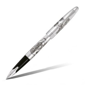 Перьевая ручка Pilot Silver Tiger перо F (FKN-70SR-TR-F)