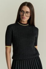 Джемпер с коротким рукавом GIA