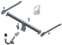 Фаркоп Brink (Thule) 604300 для MAZDA CX-3 15-(паспорт и сертификат в комплекте)(без электрики)