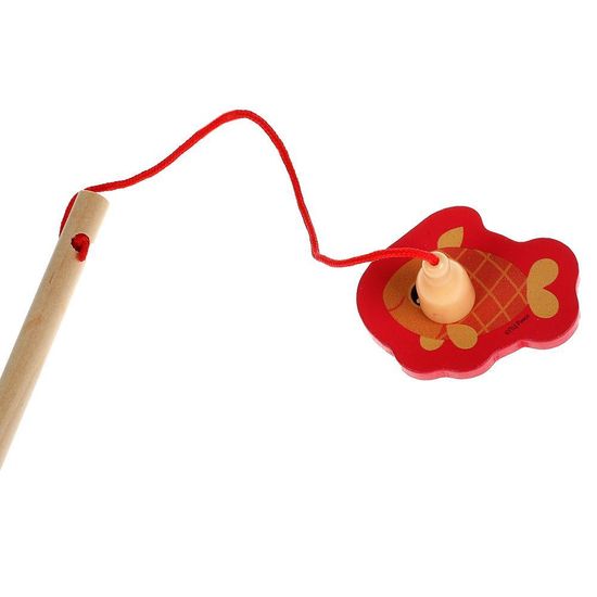 Деревянная игрушка-рыбалка «Малышарики» Игра ловим + 2 удочки МАЛЫШАРИКИ в пак. Буратино