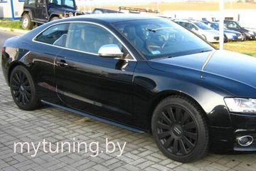 Накладки на пороги V.1 для Audi A5 8T 2007-2016 Coupe/Sportback/Cabrio