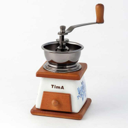 Кофемолка ручная Tima керамика "Гжель"