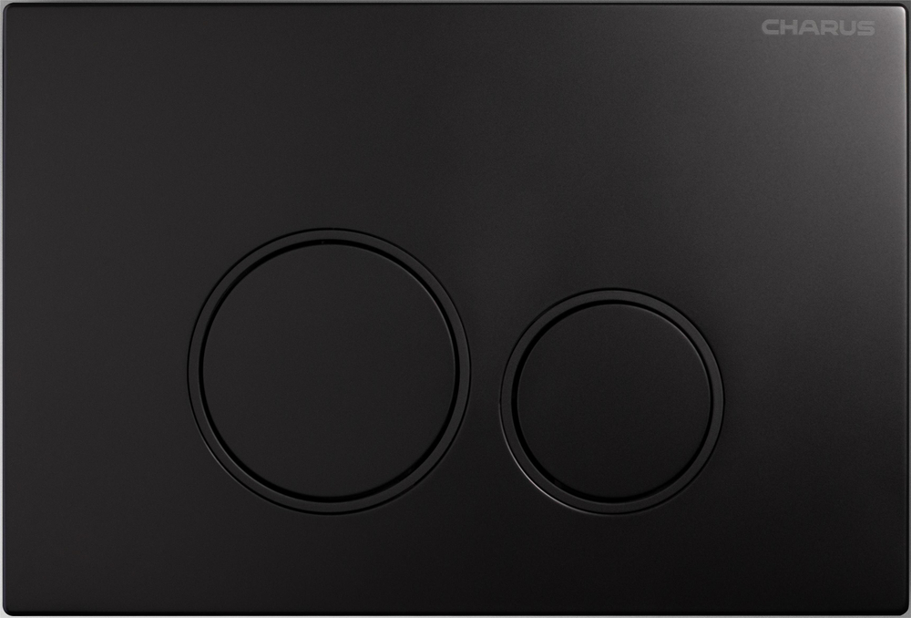 Клавиша для инсталляции CHARUS Spazio FP.330.DW.02, черный матовый