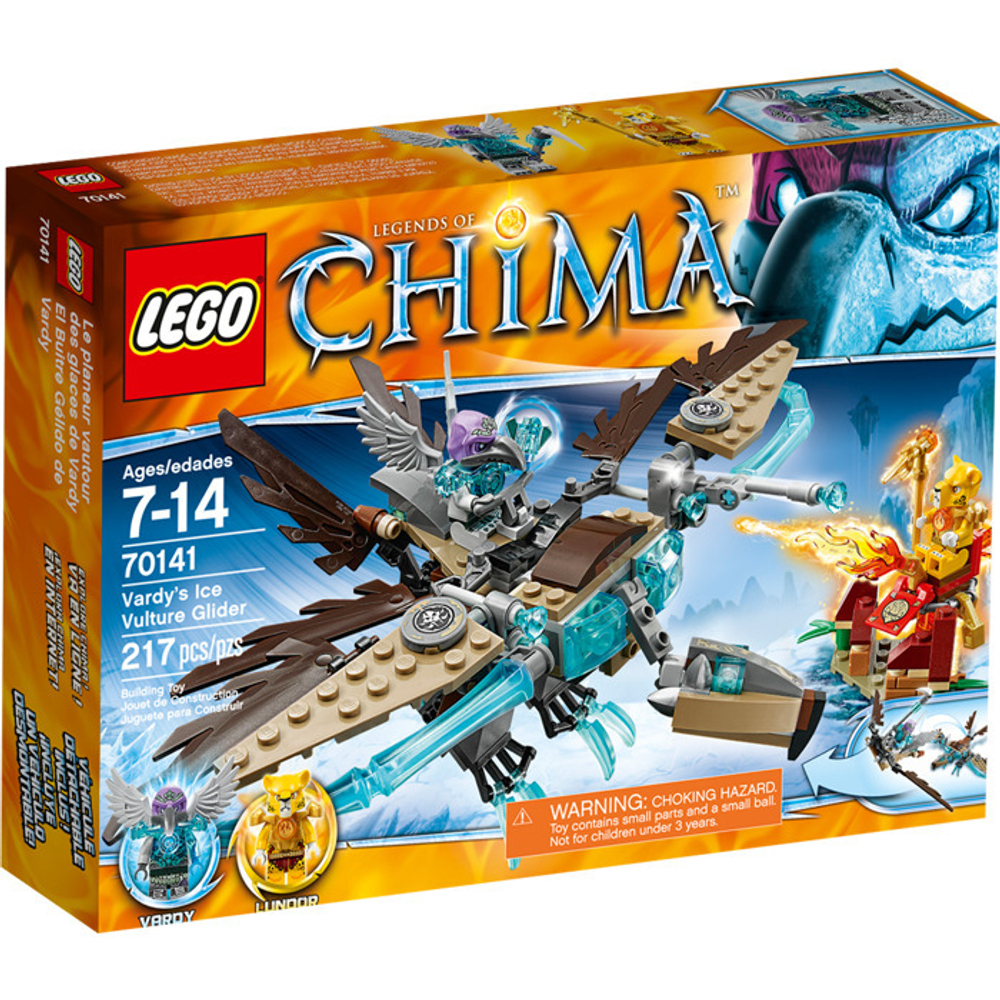 LEGO Chima: Ледяной планер Варди 70141 — Vardy's Ice Vulture Glider — Лего Чима